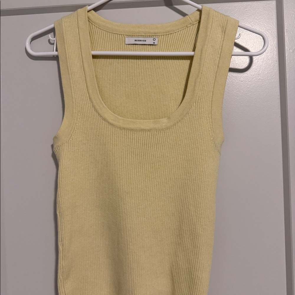 Yellow tank top
